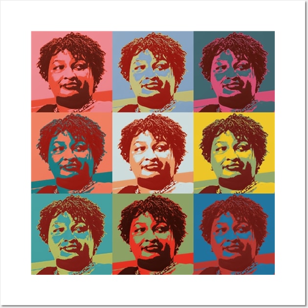 Stacey Abrams Superstar Wall Art by skittlemypony